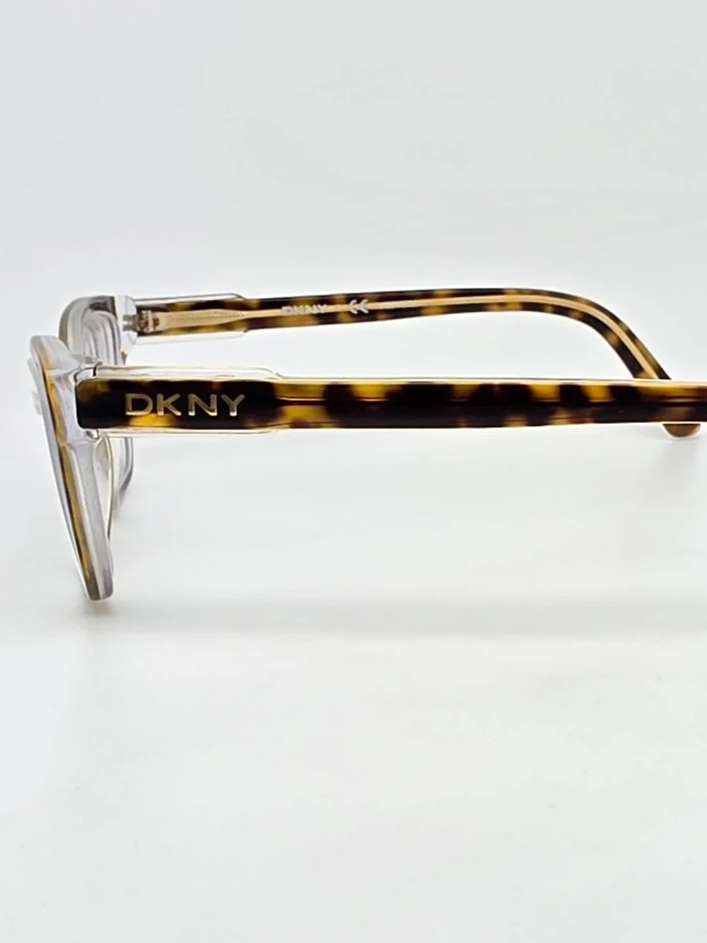 DKNY DY4650 3533 Tortoise on Crystal Clear Cat Eye Eyeglasses Frame w/ Case 51mm